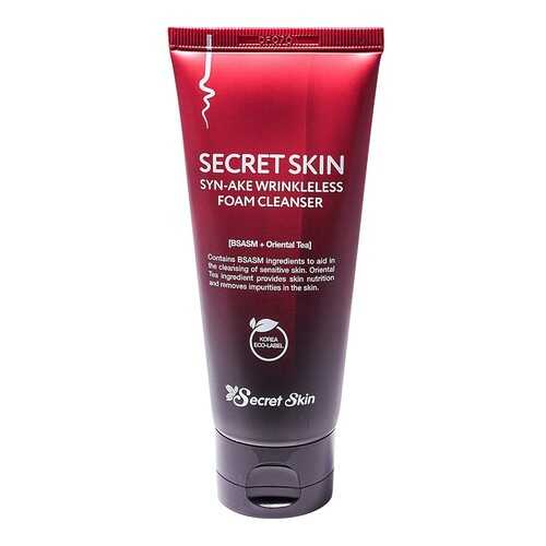 Пенка для умывания антивозрастная SECRETSKIN SYN-AKE WRINKLELESS FOAM CLEANSER 100мл в Магнит Косметик