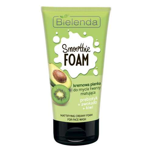 Пенка для умывания Bielenda SMOOTHIE CREAM/CARE Пребиотик + Авокадо + Киви 195682 135 г в Магнит Косметик