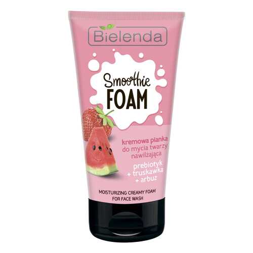 Пенка для умывания Bielenda SMOOTHIE CREAM/CARE Пребиотик + Клубника + Арбуз 195681 135 г в Магнит Косметик