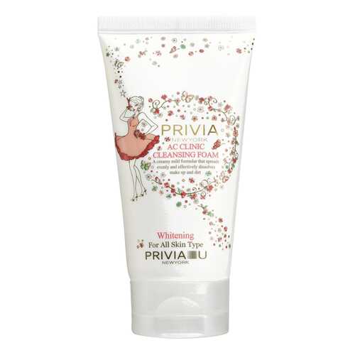 Пенка для умывания для проблемной кожи PRIVIA AC Clinic Cleansing Foam, 150 мл в Магнит Косметик