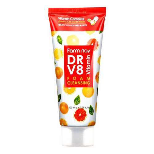 Пенка для умывания FarmStay DR-V8 Vitamin Foam Cleansing 100 мл в Магнит Косметик