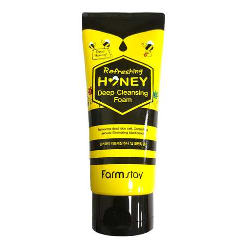 Пенка для умывания FarmStay Refreshing Honey Deep Cleansing Foam 180 мл в Магнит Косметик