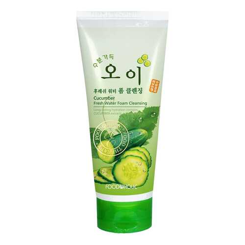 Пенка для умывания FoodaHolic Cucumber Fresh Water Foam Cleansing 180 мл в Магнит Косметик
