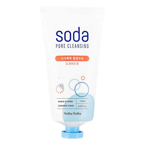 Пенка для умывания Holika Holika Soda Tok Tok Clean Pore Deep Cleansing Foam 150 мл в Магнит Косметик