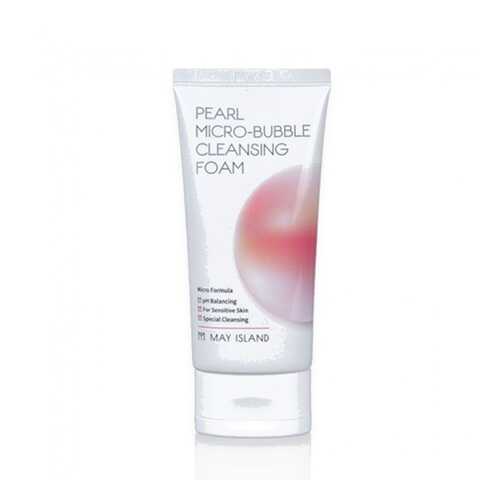 Пенка для умывания May Island Pearl Micro-Bubble Cleansing Foam 120мл в Магнит Косметик