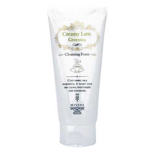 Пенка для умывания Missha Creamy Latte Cleansing Foam Green Tea 172 мл в Магнит Косметик