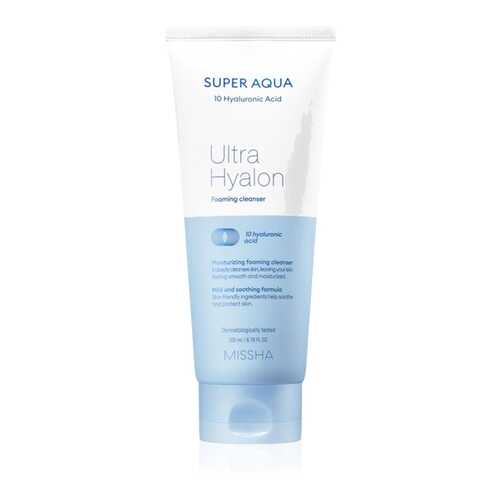 Пенка для умывания MISSHA Super Aqua Ultra Hyalon Foaming Cleanser 200 мл в Магнит Косметик