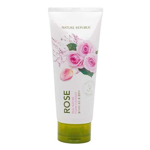 Пенка для умывания Nature Republic Real Nature Rose Foam Cleanser 150 мл в Магнит Косметик