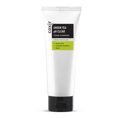 Пенка для умывания с зеленым чаем COXIR Green Tea pH Clear Cleanser в Магнит Косметик