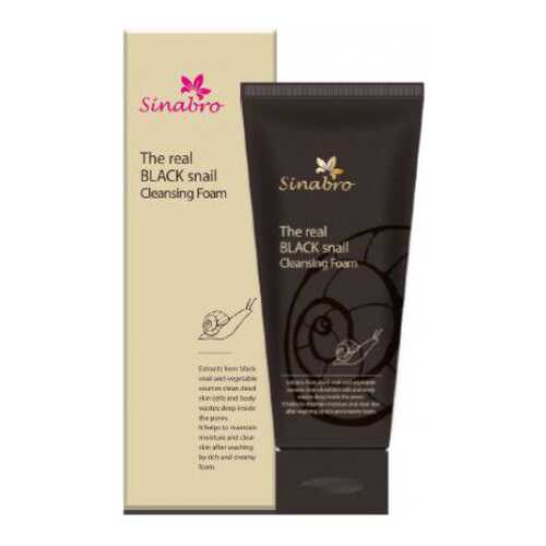 Пенка для умывания Sinabro The real black snail cleansing foam в Магнит Косметик