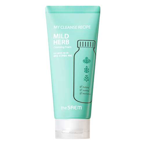 Пенка для умывания The Saem My Cleanse Recipe Cleansing Foam Mild Herb, 150 мл в Магнит Косметик