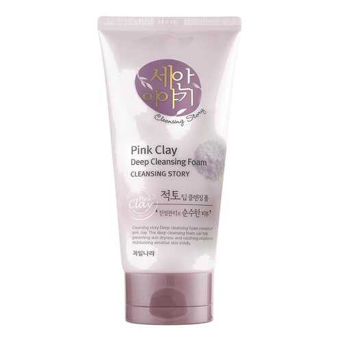 Пенка для умывания Welcos Cleansing Story Deep Cleansing Foam (Pink Clay), 150 мл в Магнит Косметик