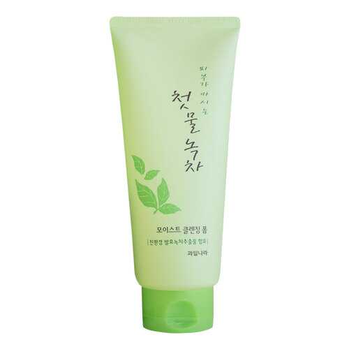 Пенка для умывания Welcos Green Tea Moist Cleansing 180 г в Магнит Косметик