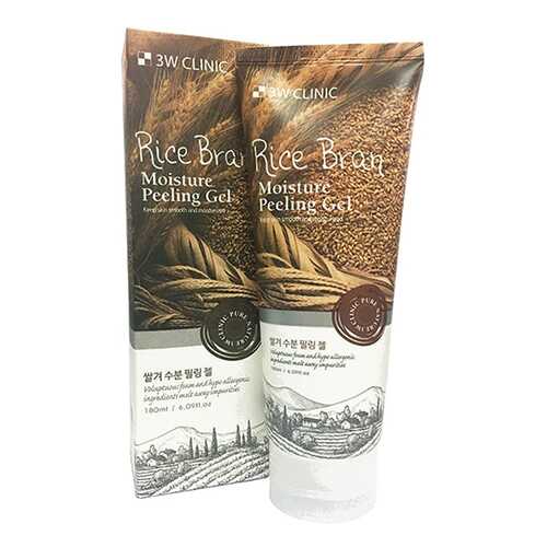 Пилинг для лица 3W Clinic Rice Bran Moisture Peeling Gel 180 мл в Магнит Косметик
