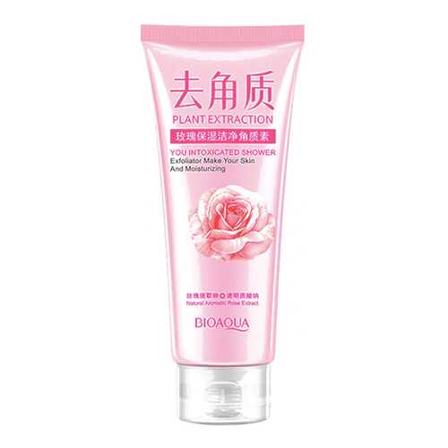 Пилинг для лица BioAqua Plant Extraction You Intoxicated Shower Exfoliator Rose 120 мл в Магнит Косметик