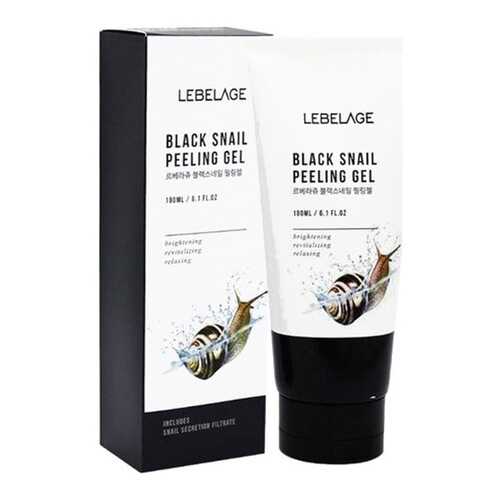 Пилинг для лица Lebelage Black Snail Peeling Gel в Магнит Косметик