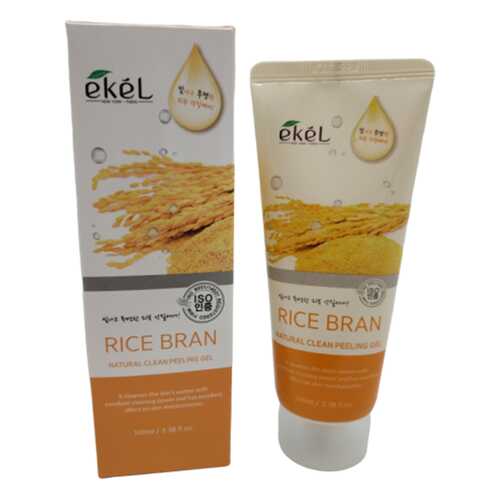 Пилинг для лица с рисовыми отрубями Ekel Peeling Gel Rice Bran 100 мл в Магнит Косметик