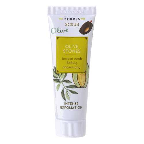 Скраб для лица Korres Olive Stones Еженедельное очищение в Магнит Косметик