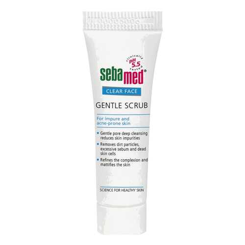 Скраб для лица мягкий Sebamed Clear Face Gentle Scrub, 150 мл в Магнит Косметик