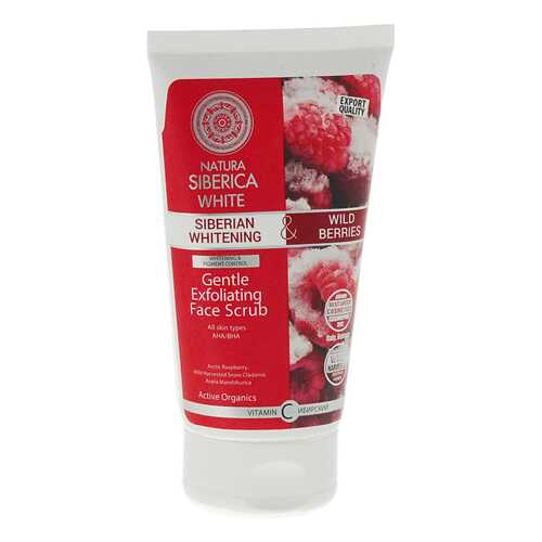 Скраб для лица Natura Siberica White Малина 150 мл в Магнит Косметик