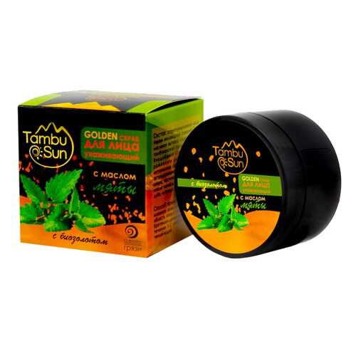 Скраб для лица Tambusun GOLDEN с эфирным маслом мяты 70 мл в Магнит Косметик
