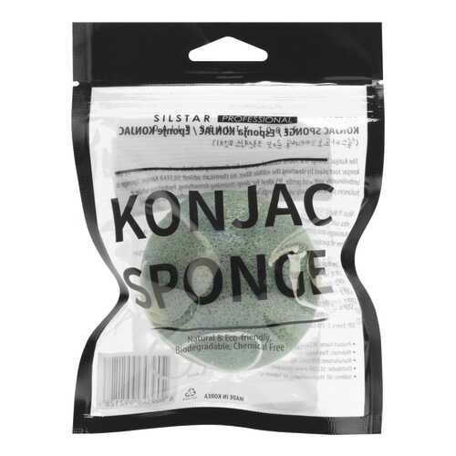 Спонж для умывания Silstar Konjac Sponge Конняку в ассортименте в Магнит Косметик