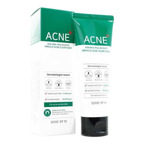 Средство для очищения Some By Mi Miracle Acne Clear Foam 100 мл в Магнит Косметик