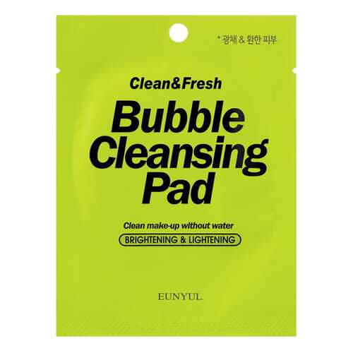 Средство для снятия макияжа Eunyul Clean & Fresh Bubble Cleansing Pad 1 шт в Магнит Косметик