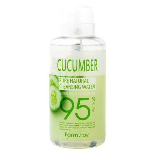 Средство для снятия макияжа FarmStay Pure Cleansing Water Cucumber 500 мл в Магнит Косметик