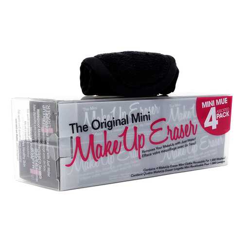 Средство для снятия макияжа MakeUp Eraser The Original Mini Black салфетки 4 шт в Магнит Косметик