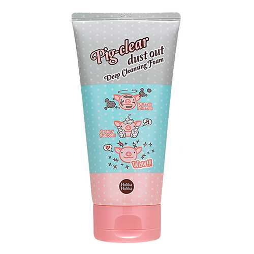 Средство для умывания Holika Holika Pig-clear Dust Out Deep Cleansing Foam 150 мл в Магнит Косметик