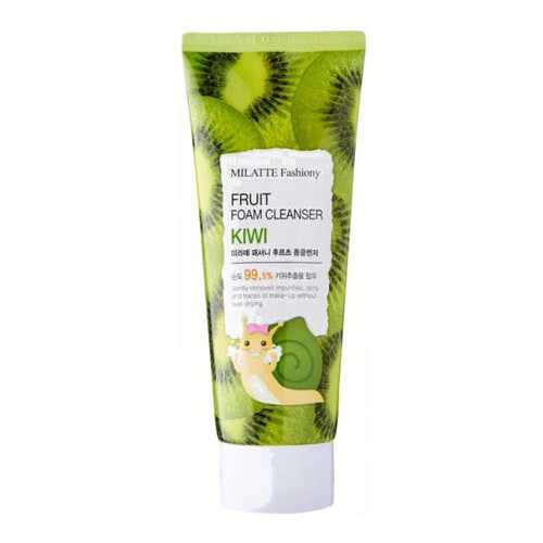 Средство для умывания MILATTE Fashiony Fruit Foam Cleanser Kiwi 150 мл в Магнит Косметик