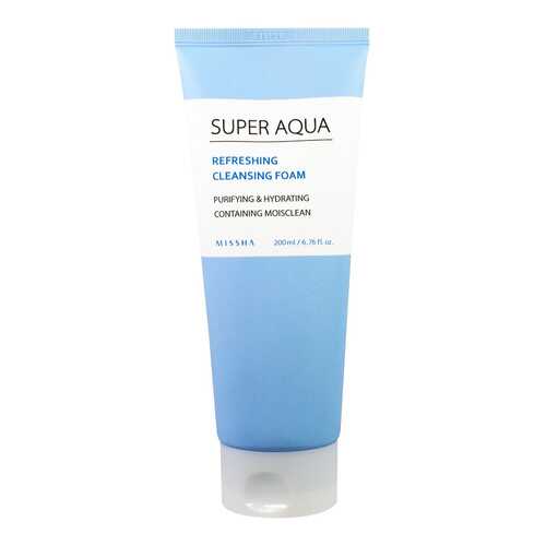 Средство для умывания MISSHA Super Aqua Refreshing Cleansing Foam 200 мл в Магнит Косметик