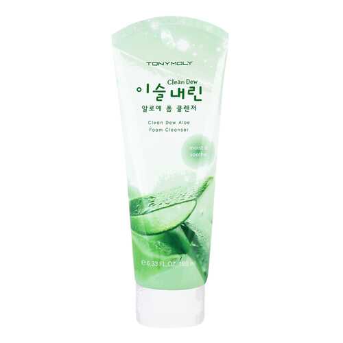 Средство для умывания Tony Moly Clean Dew Aloe Foam Cleanser 180 мл в Магнит Косметик