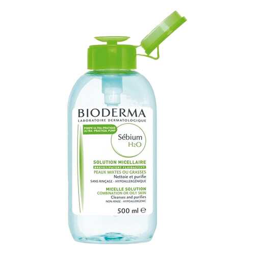 Вода мицеллярная Bioderma Sebium Н2О с помпой 500 мл в Магнит Косметик