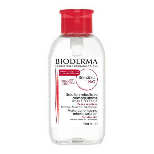 Вода мицеллярная Bioderma Sensibio H2O c помпой 500 мл в Магнит Косметик