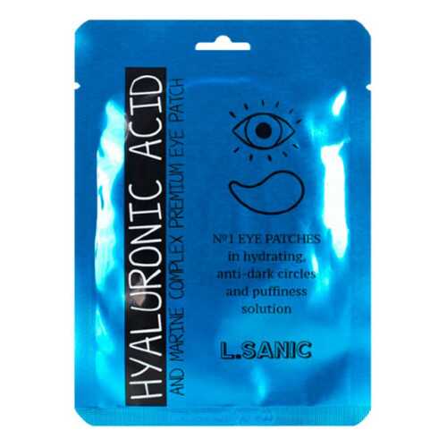 Гидрогелевые патчи L.Sanic Hyaluronic Acid And Marine Complex Premium Eye Patch 2 шт в Магнит Косметик