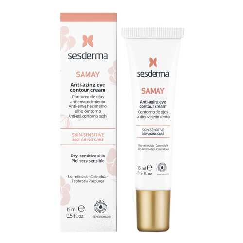 Крем для глаз Sesderma Samay Anti-aging eye contour cream 15 мл в Магнит Косметик