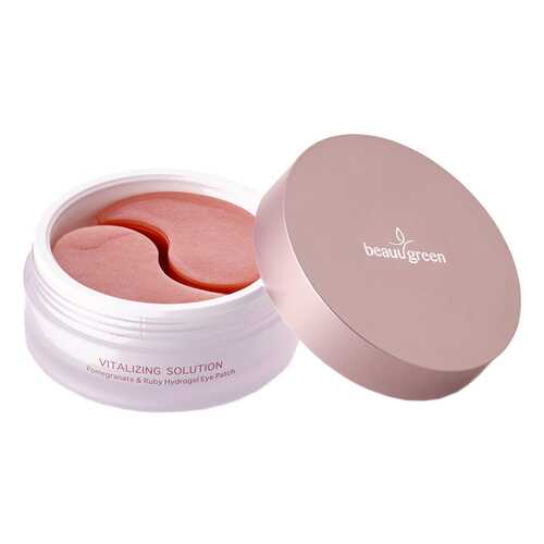 Патчи для глаз BeauuGreen Vitalizing Solution Pomegranate & Ruby Hydrogel Eye 60 шт в Магнит Косметик