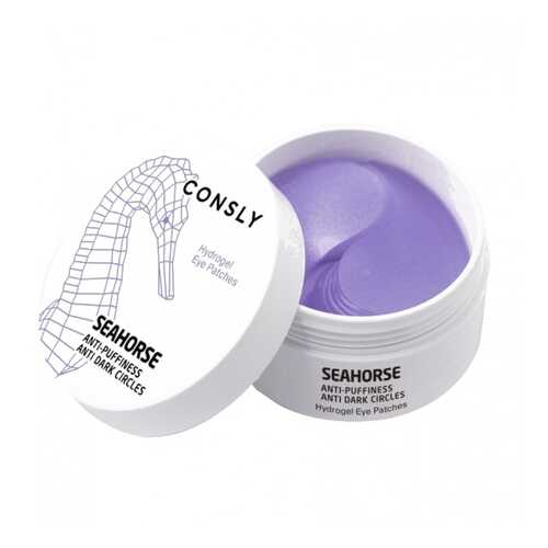 Патчи для глаз Consly Hydrogel Seahorse Eye Patches с Экстрактом Морского Конька, 60 шт в Магнит Косметик