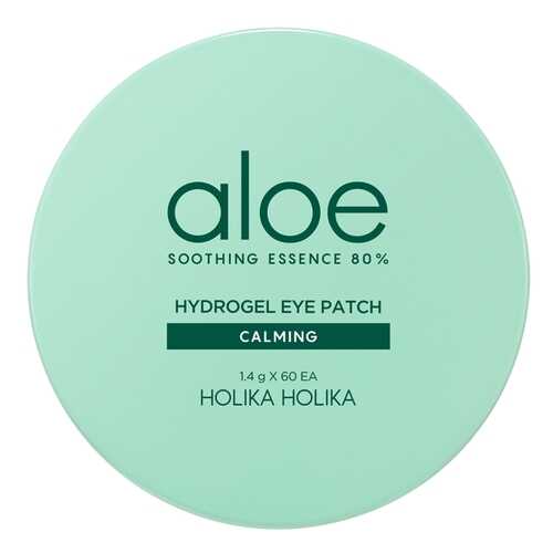 Патчи для глаз Holika Holika Aloe Soothing Essence 80% Hydrogel Eye Patch Calming 60*1,4 г в Магнит Косметик