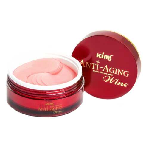 Патчи для глаз Kims Anti-Aging Wine Hydro-Gel Eye Patch 60 шт в Магнит Косметик