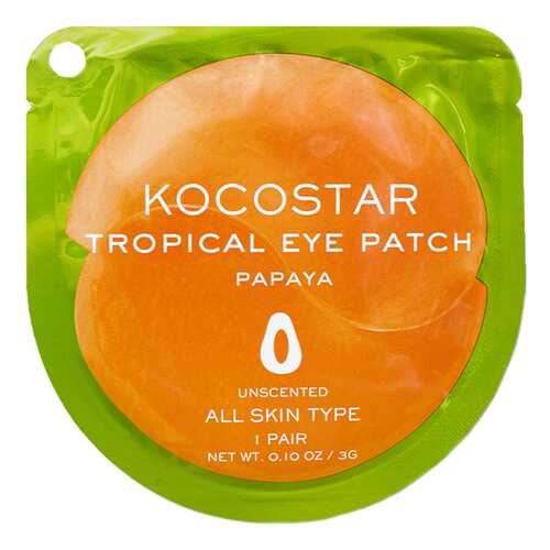 Патчи для глаз Kocostar Tropical Eye Patch Papaya 2 шт в Магнит Косметик