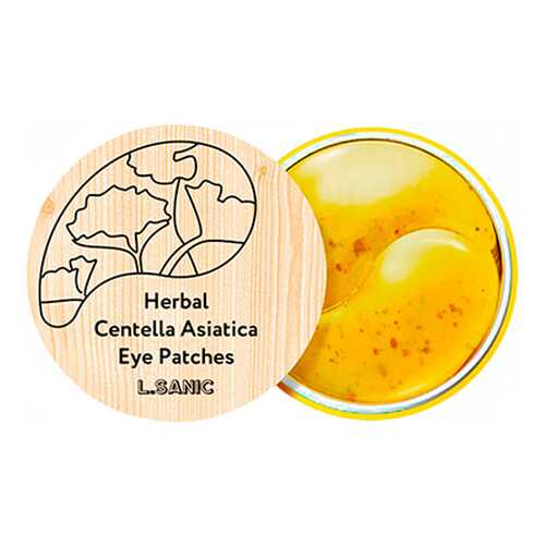 Патчи для глаз L.Sanic Herbal Centella Asiatica Hydrogel Eye Patches 60 шт в Магнит Косметик