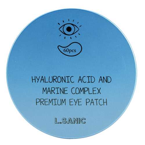 Патчи для глаз L’Sanic Hyaluronic Acid And Marine Complex Premium Eye Patch 60 шт в Магнит Косметик