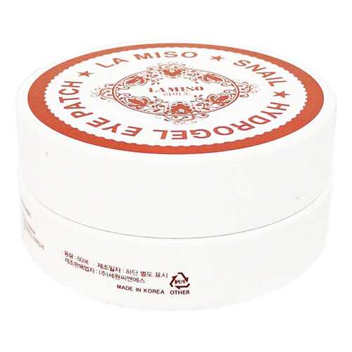 Патчи для глаз La Miso Snail Hydrogel 60 шт в Магнит Косметик