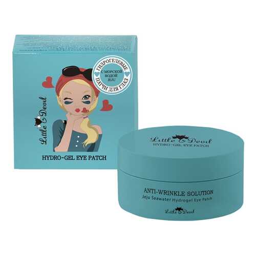 Патчи для глаз Little Devil Jeju Seawater Hydrogel Eye Patch в Магнит Косметик