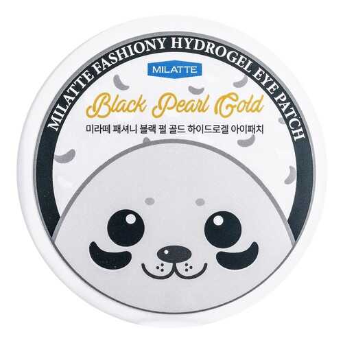 Патчи для глаз Milatte Fashiony Black Pearl Gold Hydrogel Eye Patch в Магнит Косметик