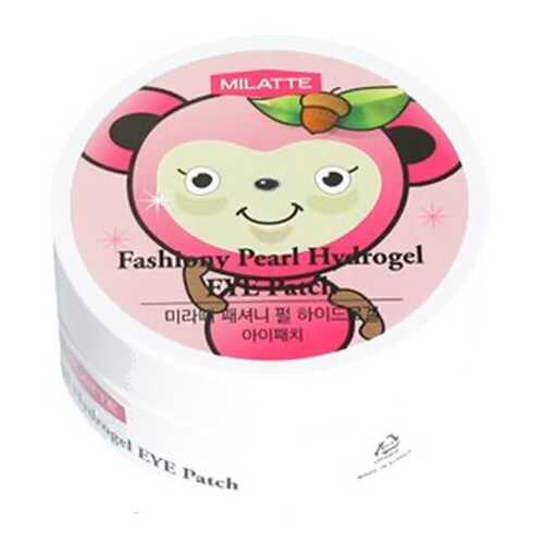 Патчи для глаз MILATTE Fashiony Pearl Hydrogel Eye Patch 60 шт в Магнит Косметик