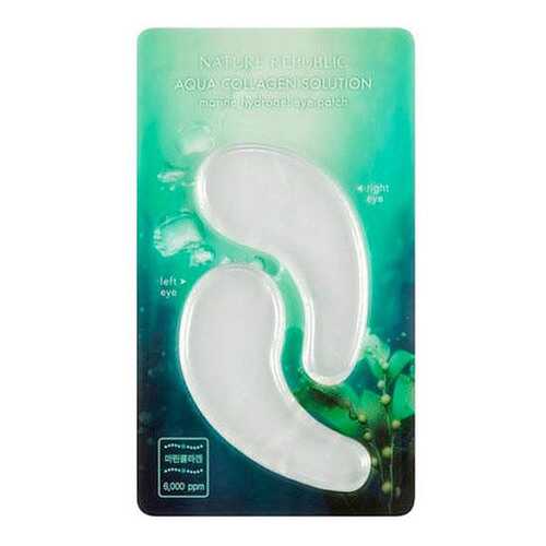 Патчи для глаз Nature Republic Aqua Collagen Solution Marine Hydrogel Eye Patch 2 шт в Магнит Косметик